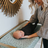 Premium Knit Diaper Changing Pad Cover - Poe