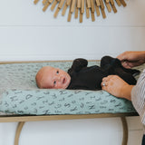Premium Knit Diaper Changing Pad Cover - Poe