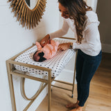 Premium Knit Diaper Changing Pad Cover - Smitten