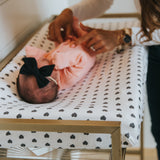 Premium Knit Diaper Changing Pad Cover - Smitten