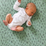Premium Knit Fitted Crib Sheet - Poe