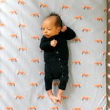 Premium Knit Fitted Crib Sheet - Copper
