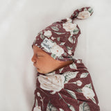 Top Knot Hat - Scarlet