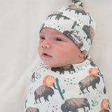 Top Knot Hat - Bison