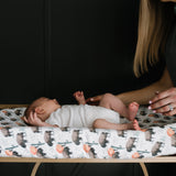 Premium Knit Diaper Changing Pad Cover - Bison