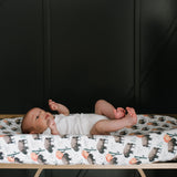 Premium Knit Diaper Changing Pad Cover - Bison