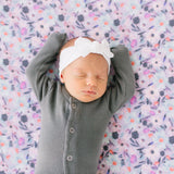 Premium Knit Fitted Crib Sheet - Morgan
