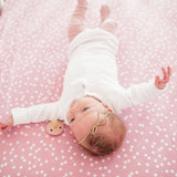 Premium Knit Fitted Crib Sheet - Lucy