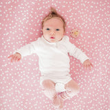 Premium Knit Fitted Crib Sheet - Lucy