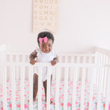 Premium Knit Fitted Crib Sheet - June