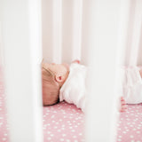 Premium Knit Fitted Crib Sheet - Lucy