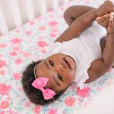 Premium Knit Fitted Crib Sheet - June