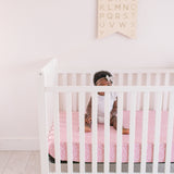 Premium Knit Fitted Crib Sheet - Lucy