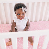 Premium Knit Fitted Crib Sheet - Lucy