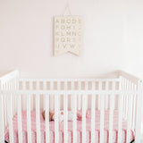 Premium Knit Fitted Crib Sheet - Lucy