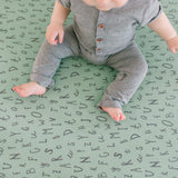 Premium Knit Fitted Crib Sheet - Poe
