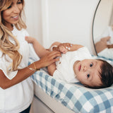 Premium Knit Diaper Changing Pad Cover - Lincoln