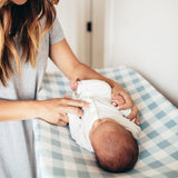 Premium Knit Diaper Changing Pad Cover - Lincoln