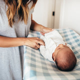 Premium Knit Diaper Changing Pad Cover - Lincoln