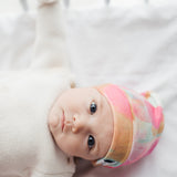 Top Knot Hat - Monet
