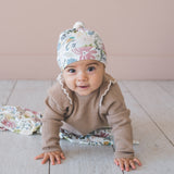 Top Knot Hat - Olive