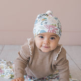 Top Knot Hat - Olive
