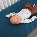 Premium Knit Fitted Crib Sheet - River