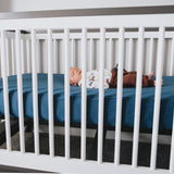 Premium Knit Fitted Crib Sheet - River