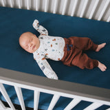 Premium Knit Fitted Crib Sheet - River