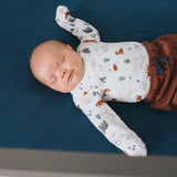 Premium Knit Fitted Crib Sheet - River