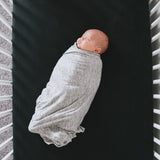Premium Knit Fitted Crib Sheet - Midnight