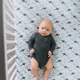 Premium Knit Fitted Crib Sheet - Kai
