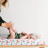 Premium Knit Diaper Changing Pad Cover - Leilani