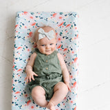 Premium Knit Diaper Changing Pad Cover - Leilani
