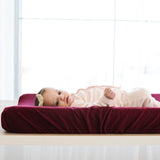 Premium Knit Diaper Changing Pad Cover - Ruby