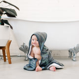 Premium Baby Knit Hooded Towel - Hunter
