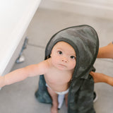 Premium Baby Knit Hooded Towel - Hunter