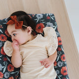 Premium Knit Diaper Changing Pad Cover - Poppy