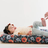 Premium Knit Diaper Changing Pad Cover - Poppy