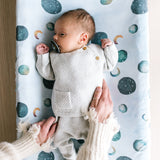 Premium Knit Diaper Changing Pad Cover - Lunar