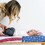 Premium Knit Diaper Changing Pad Cover - Patriot
