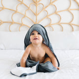 Premium Baby Knit Hooded Towel - Hunter