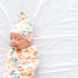 Top Knot Hat - Citrus