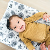 Premium Knit Diaper Changing Pad Cover - Rowan