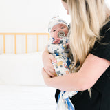 Newborn Knotted Gown - Diesel