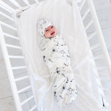 Top Knot Hat - Marble