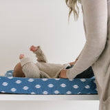 Premium Knit Diaper Changing Pad Cover - Quarterback