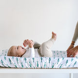 Premium Knit Diaper Changing Pad Cover - Pacific