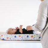 Premium Knit Diaper Changing Pad Cover - Varsity
