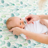 Premium Knit Fitted Crib Sheet - Desert